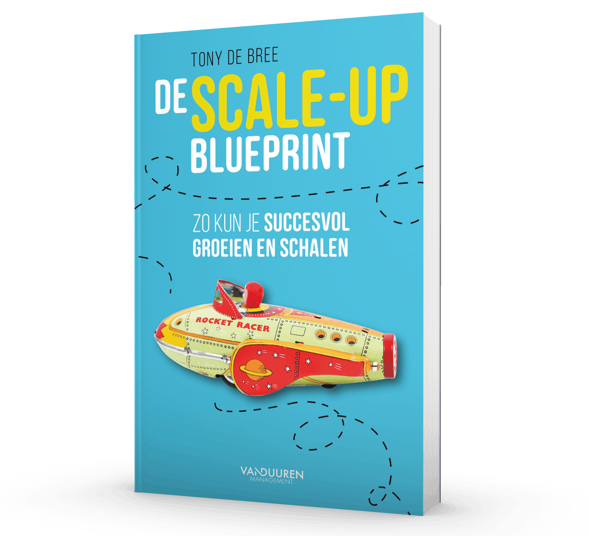 Cover 'Scale-up Blueprint' - Tony de Bree interviewt Johan Schaeffer